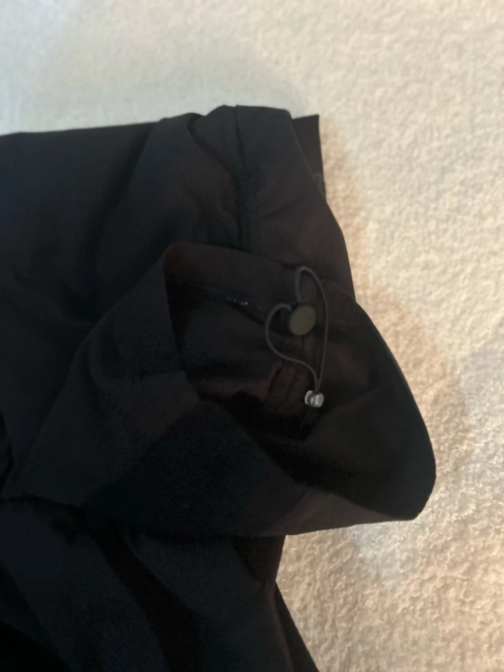 lululemon athletica Black Elastic Waist Joggers Size 8 Adjustable Ankles - Picture 12 of 12